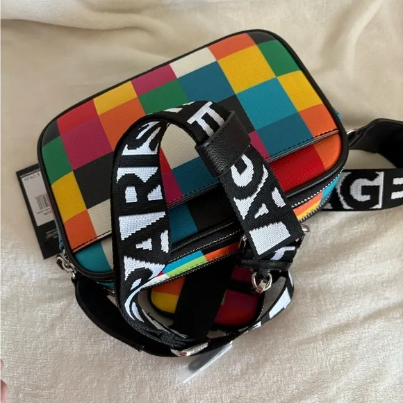 NWT Karl Lagerfeld MSRP $178 Multicolor Crossbody Bag - Picture 2 of 5